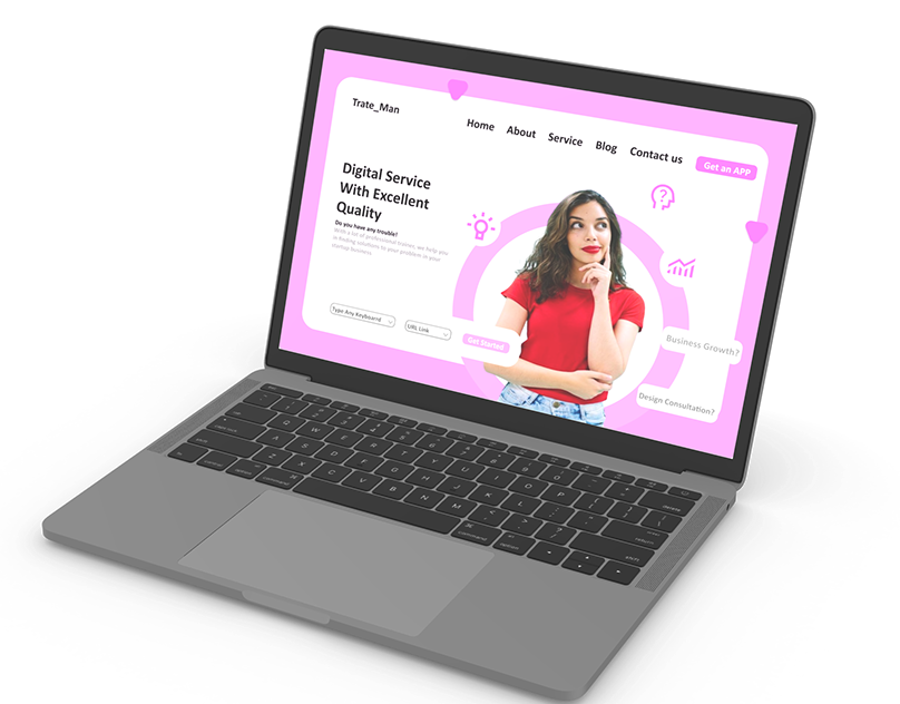 Desktop Interface Design and Brand Mockup — design project cover